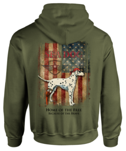 Grunge Flag Hooded Sweater